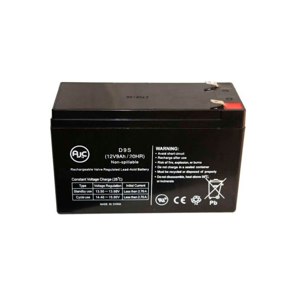 Battery Clerk AJC Golden Top GT12080-HG 12V 9Ah Sealed Lead Acid Battery GOLDEN TOP-GT12080-HG - main